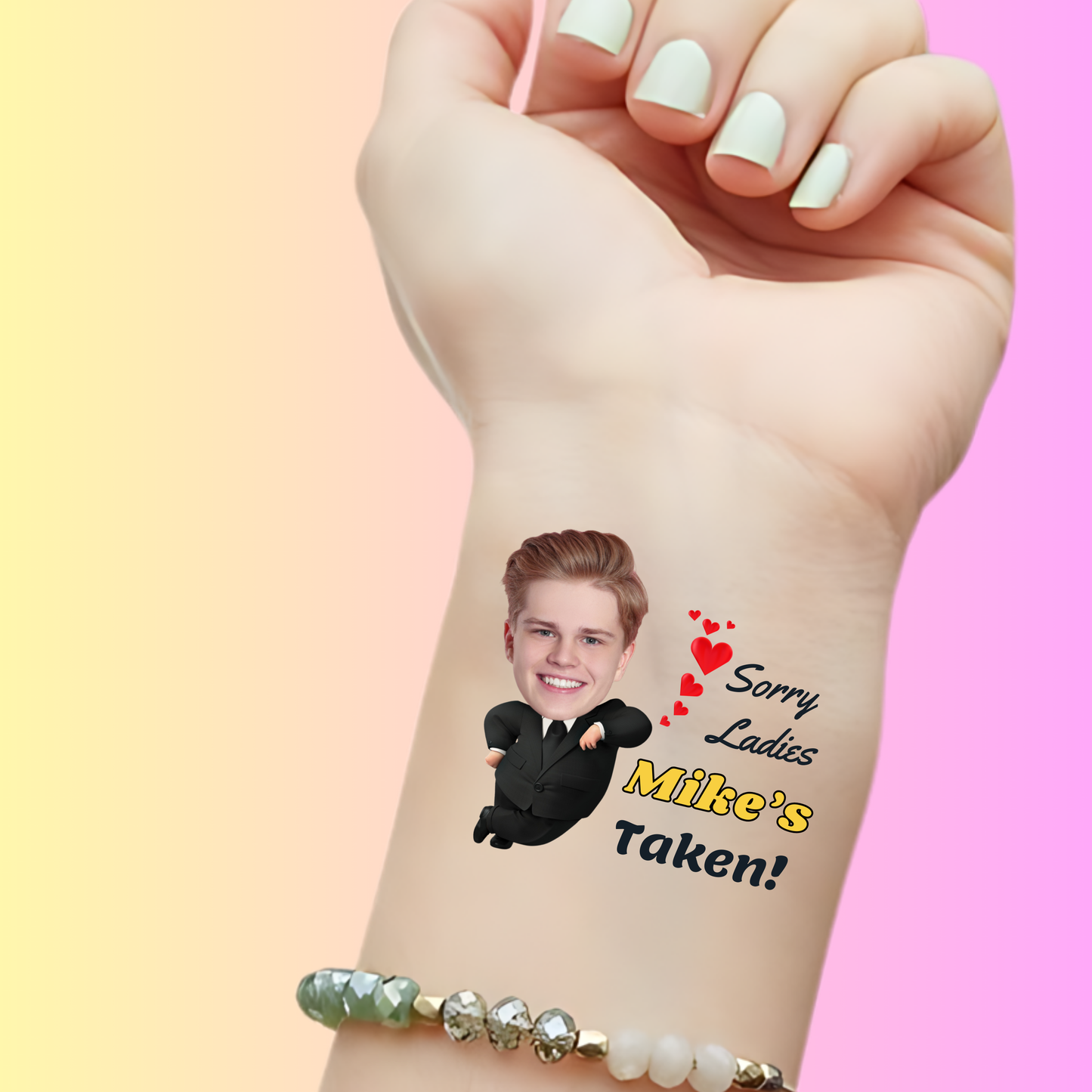 Sorry Ladies, He's Taken! – Premium Custom Bachelorette Tattoos