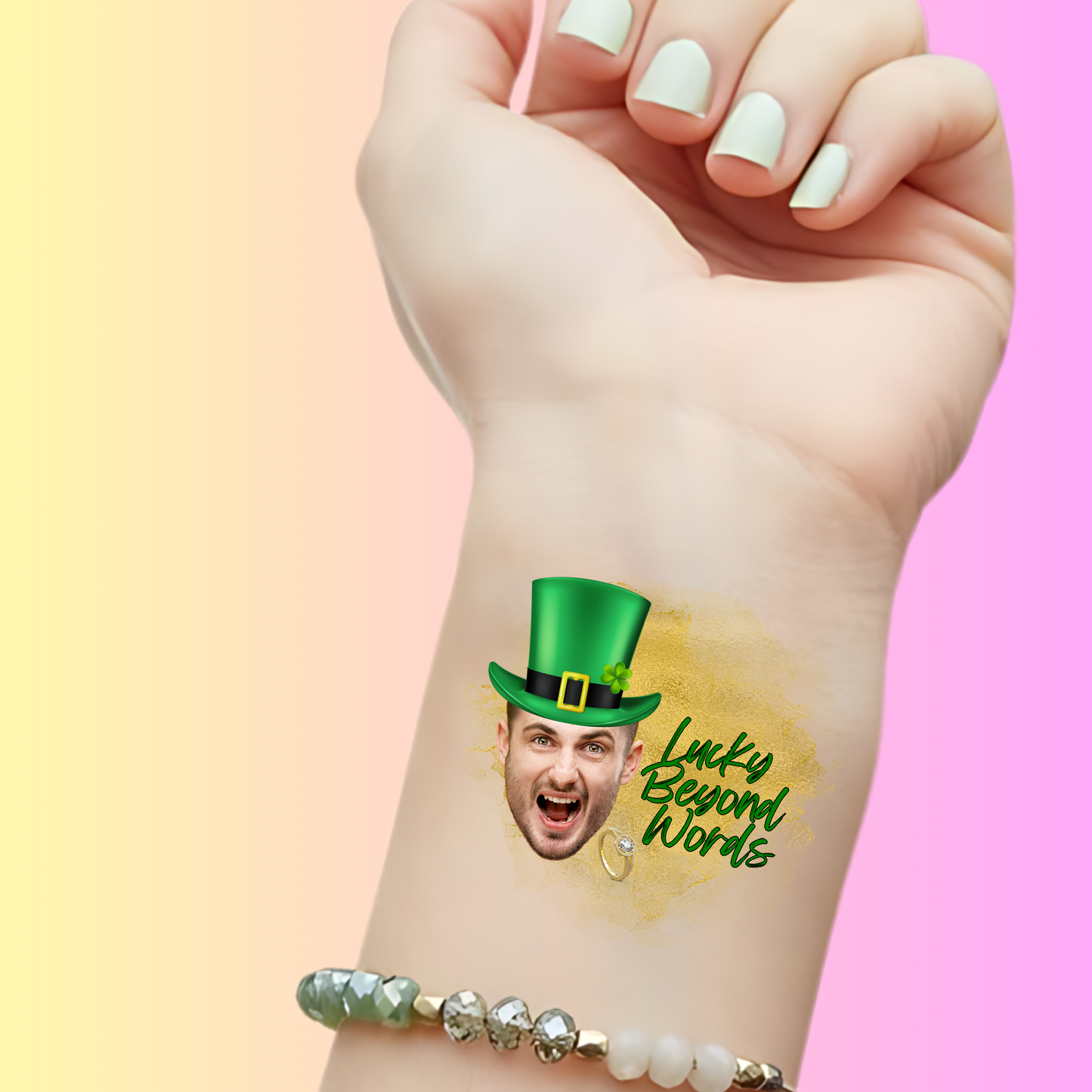Lucky Beyond Words – Premium Custom Bachelorette Tattoos