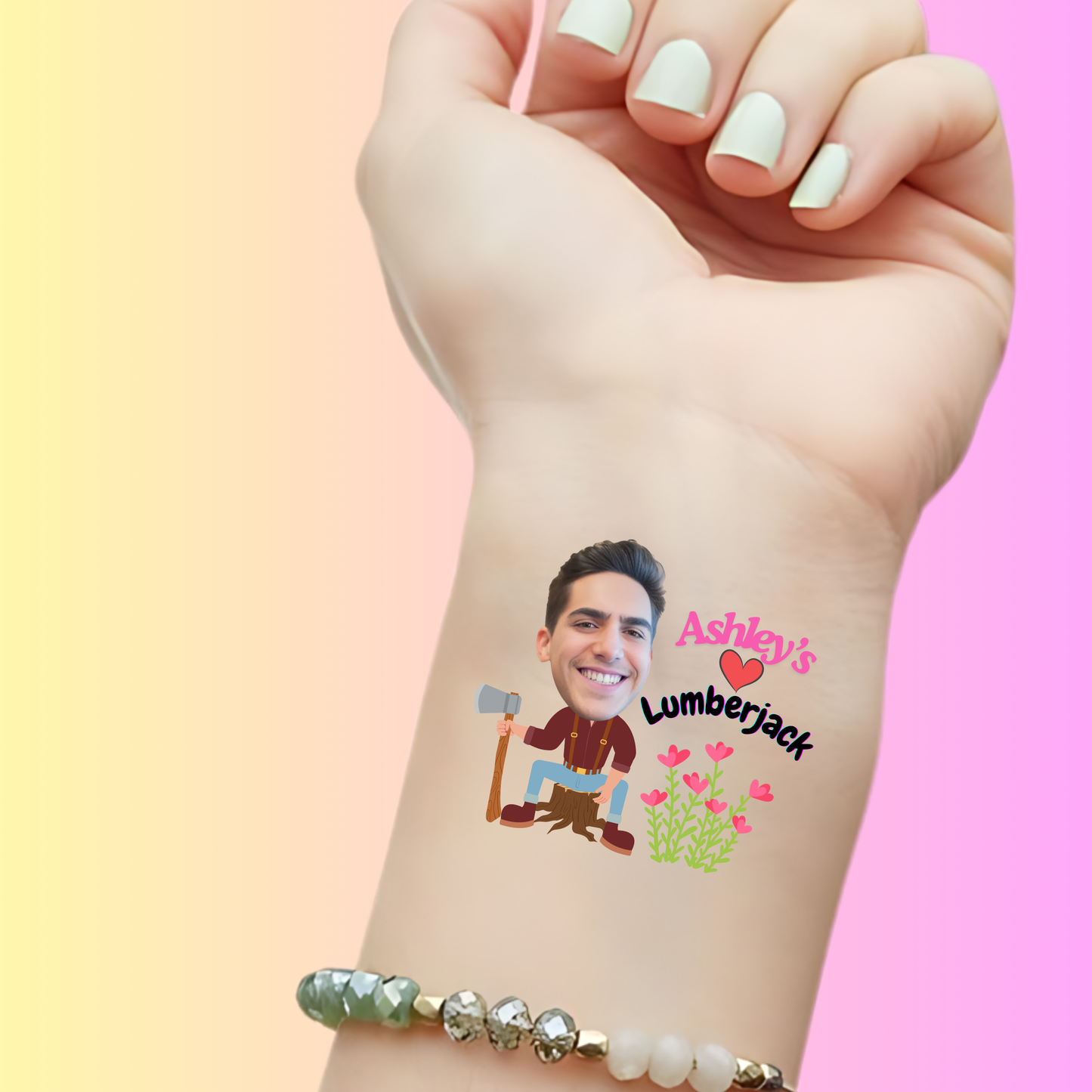 Lumberjack Love – Premium Custom Bachelorette Tattoos