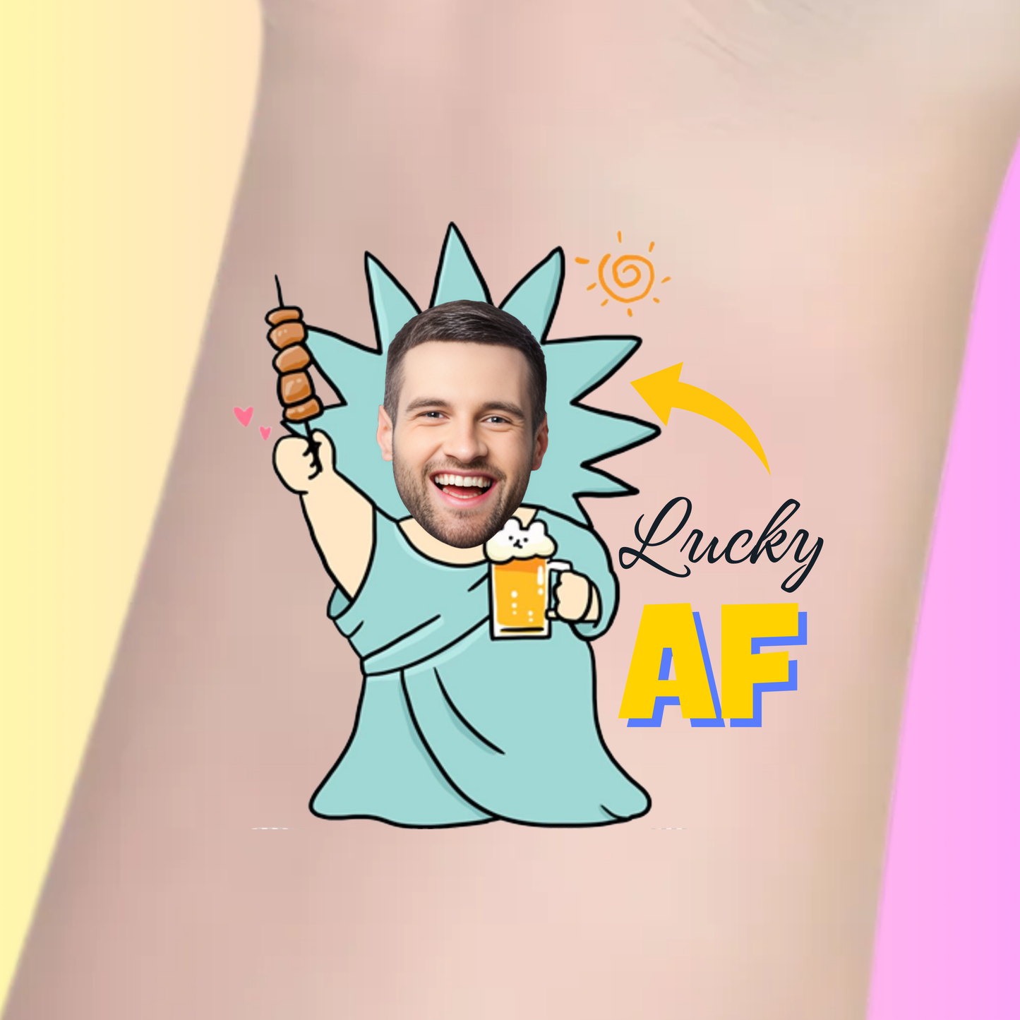 Lucky AF – Premium Custom Bachelorette Tattoos