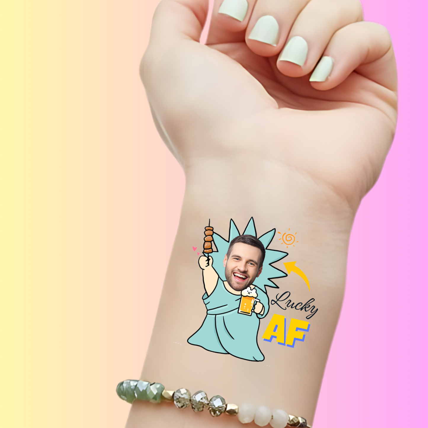 Lucky AF – Premium Custom Bachelorette Tattoos