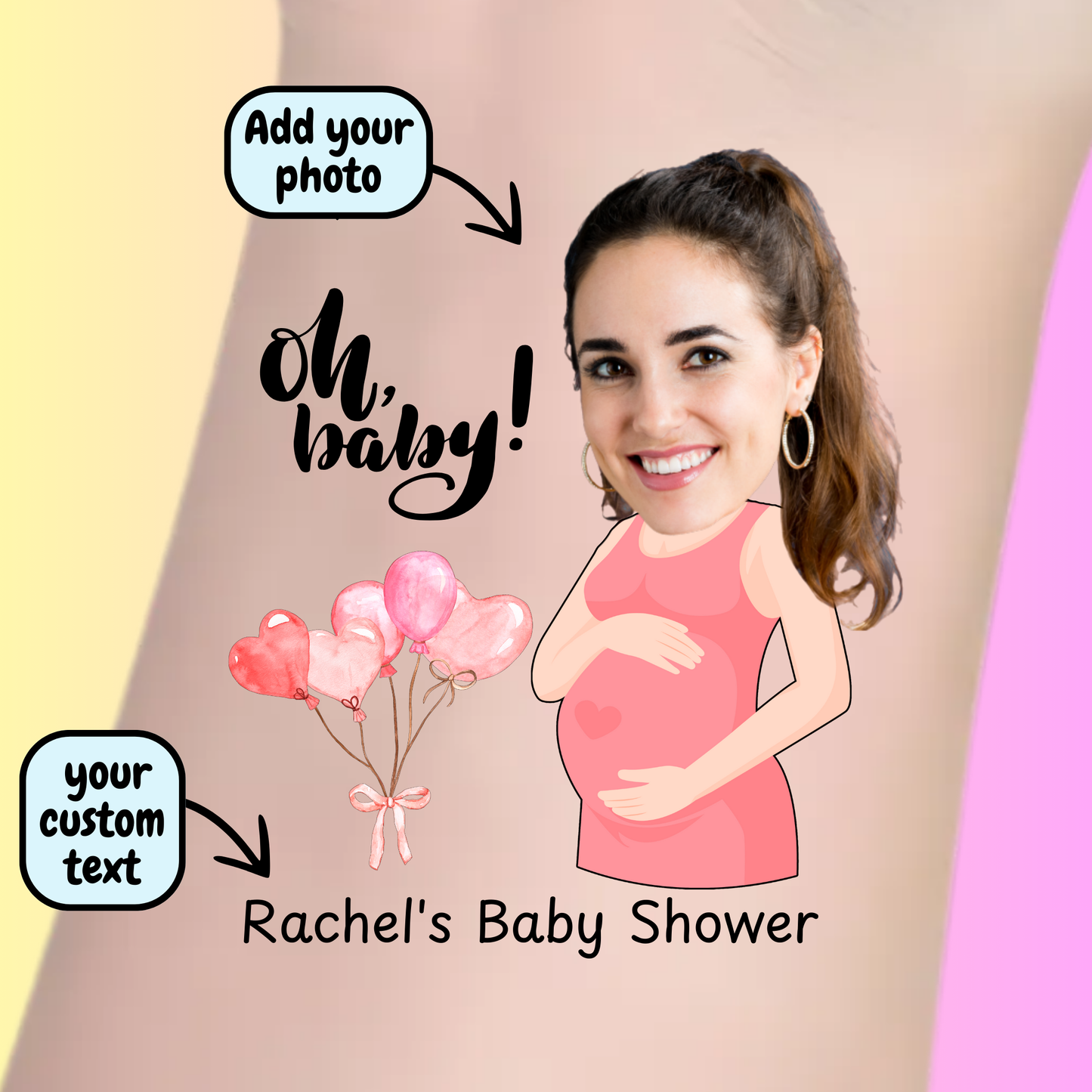 Happy Baby Shower – Premium Custom Baby Shower Tattoos