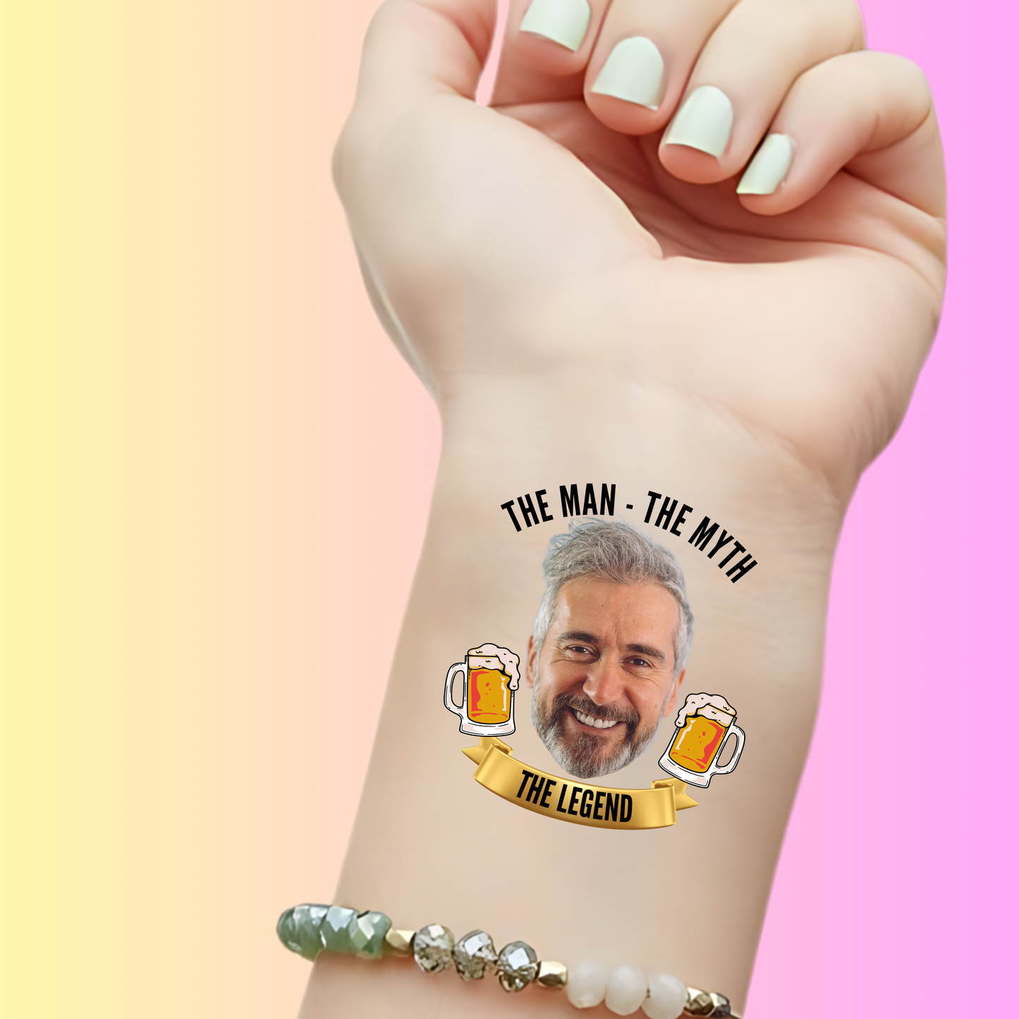 The Man, The Myth, The Legend โ Premium Custom Birthday Tattoos