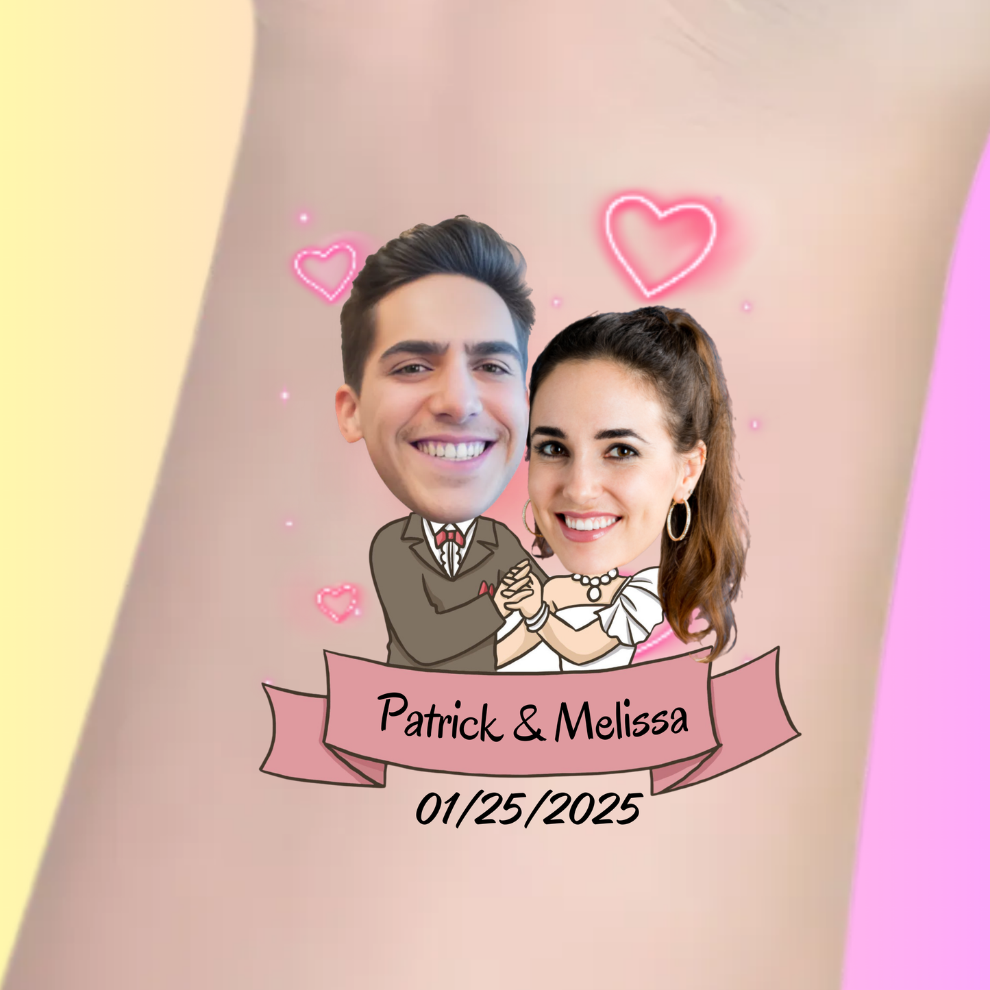 Dancing in Love – Premium Custom Wedding Tattoos