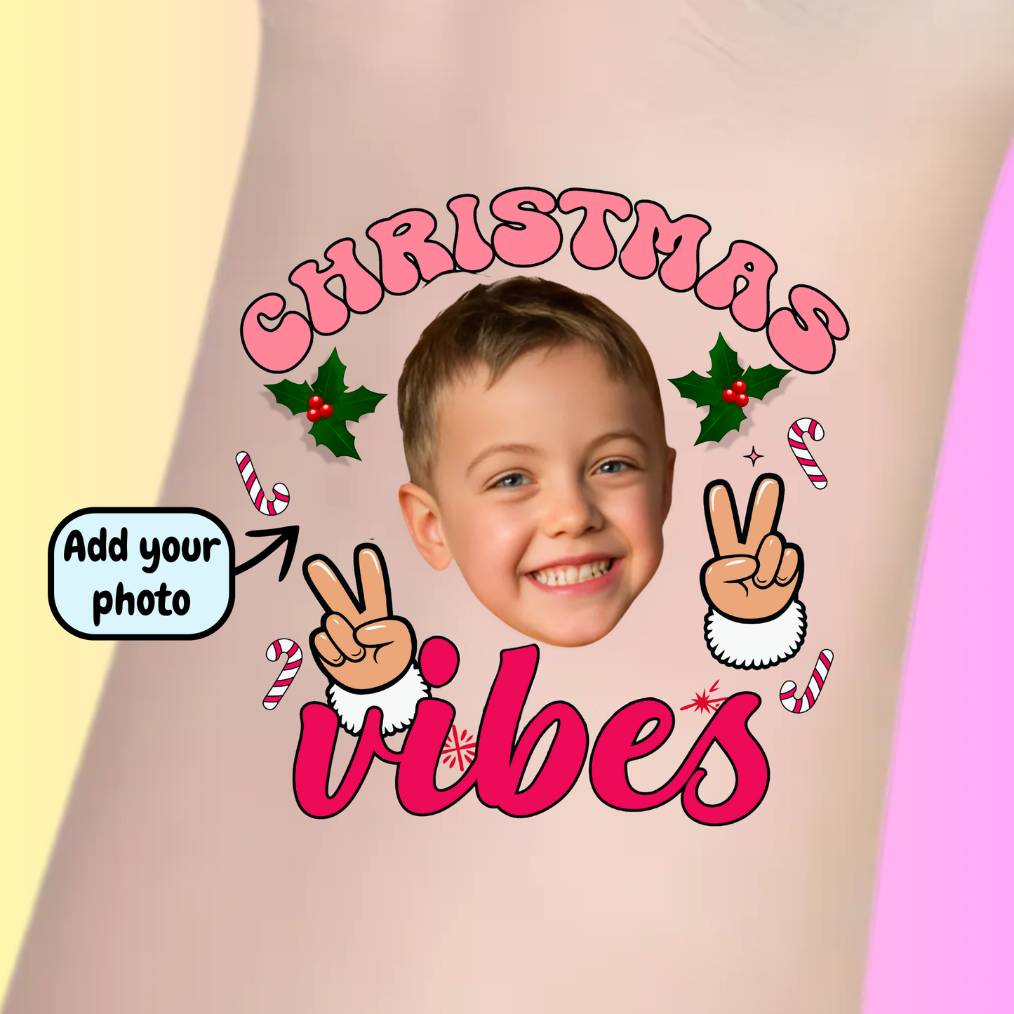 Holly Jolly Vibes – Premium Custom Christmas Tattoos
