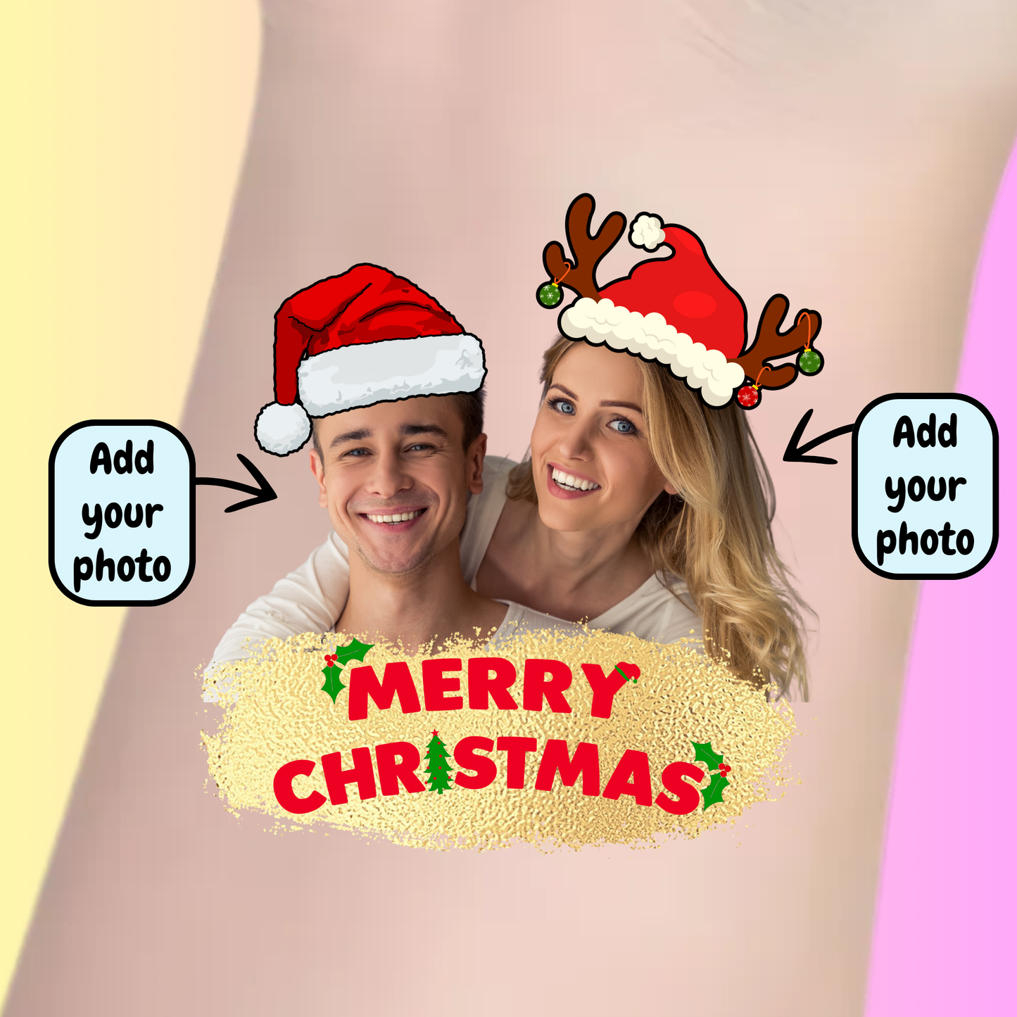 Merry Christmas couple – Premium Custom Christmas Tattoos