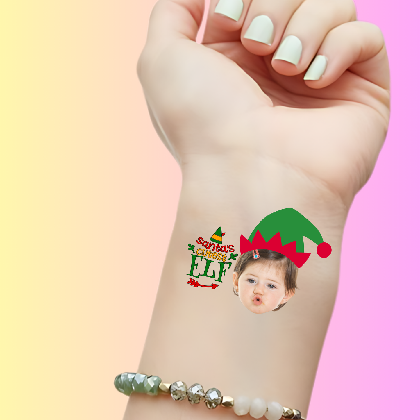 Santa's cutest elf – Premium Custom Christmas Tattoos