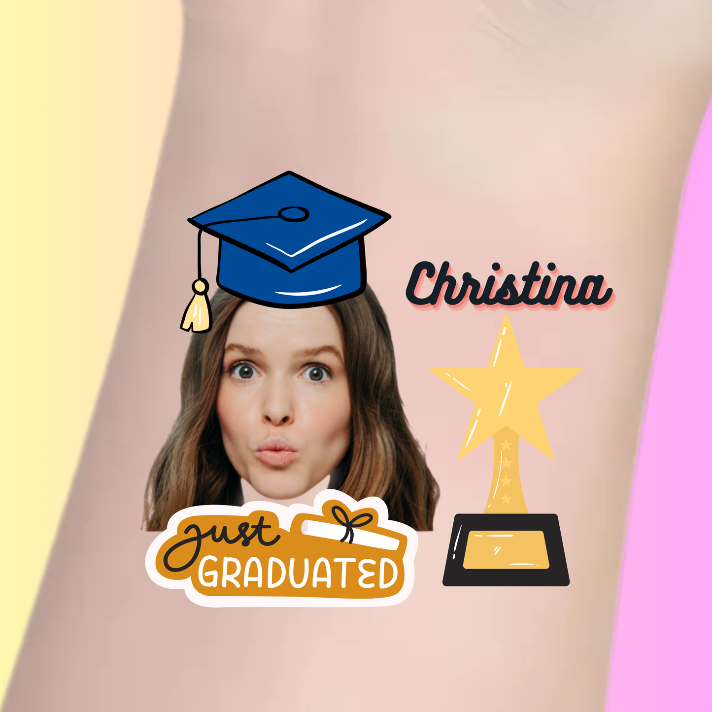 Just Graduated – Premium Custom Graduation Tattoos
