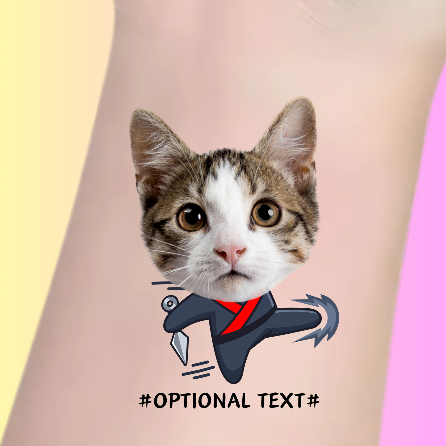Fur-tastic Ninja - Premium Custom Tattoos