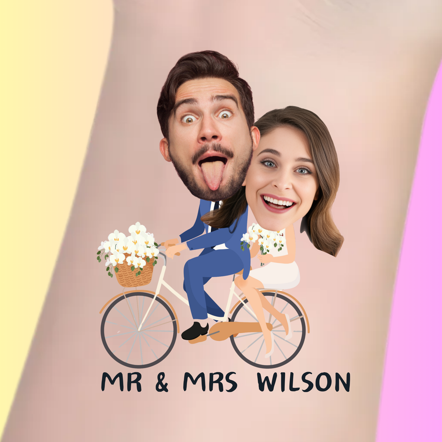 Pedaling into Forever – Premium Custom Wedding Tattoos