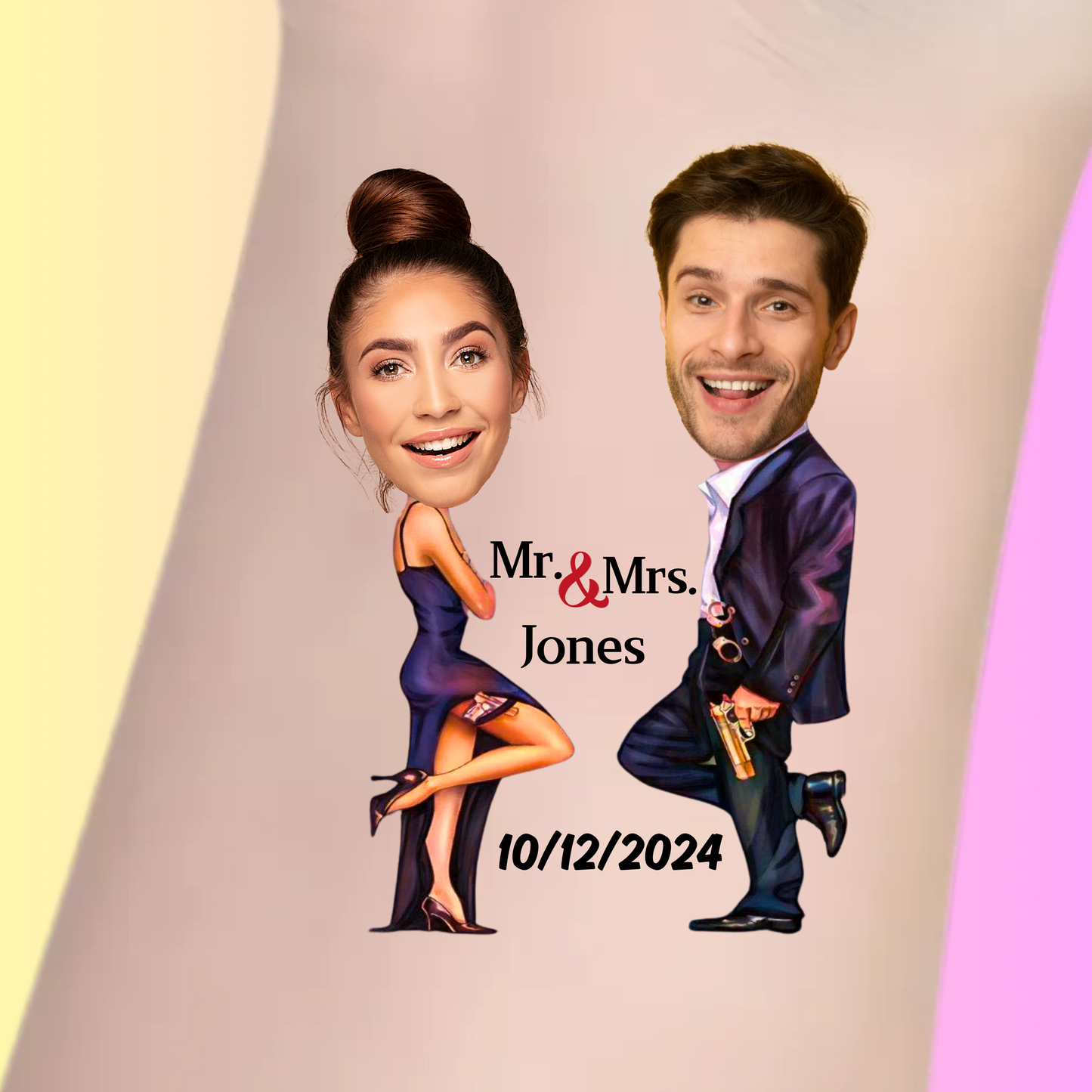 Mr. & Mrs. – Premium Custom Wedding Tattoos