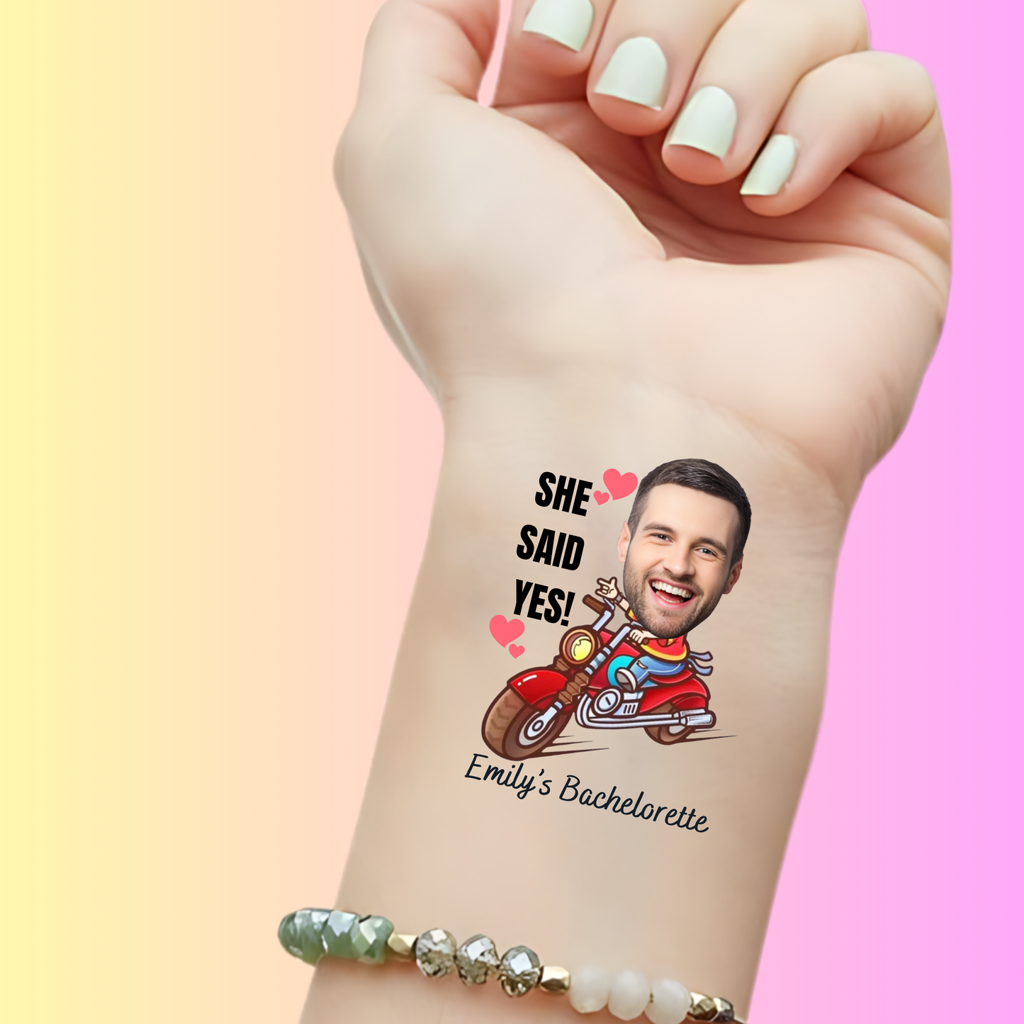 She Said Yes! – Premium Custom Bachelorette Tattoos