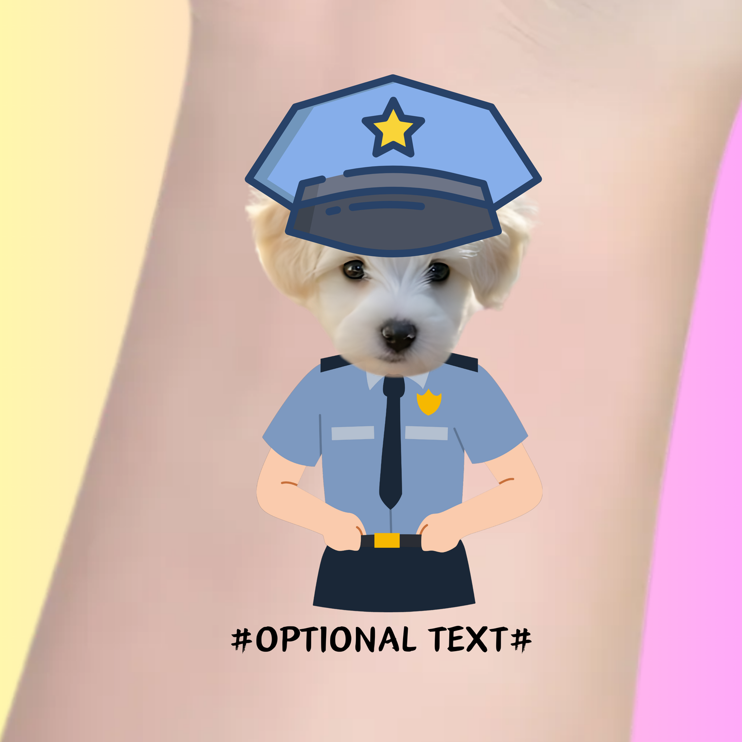 Paw Patrol Officer – Premium Custom Tattoos