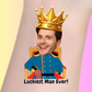Custom Bachelorette Temporary Tattoos - Luckiest Man Ever