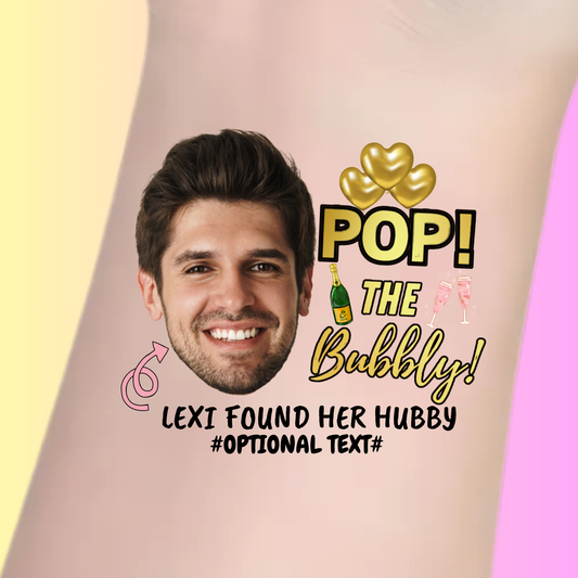 Pop the Bubbly! – Premium Custom Bachelorette Tattoos