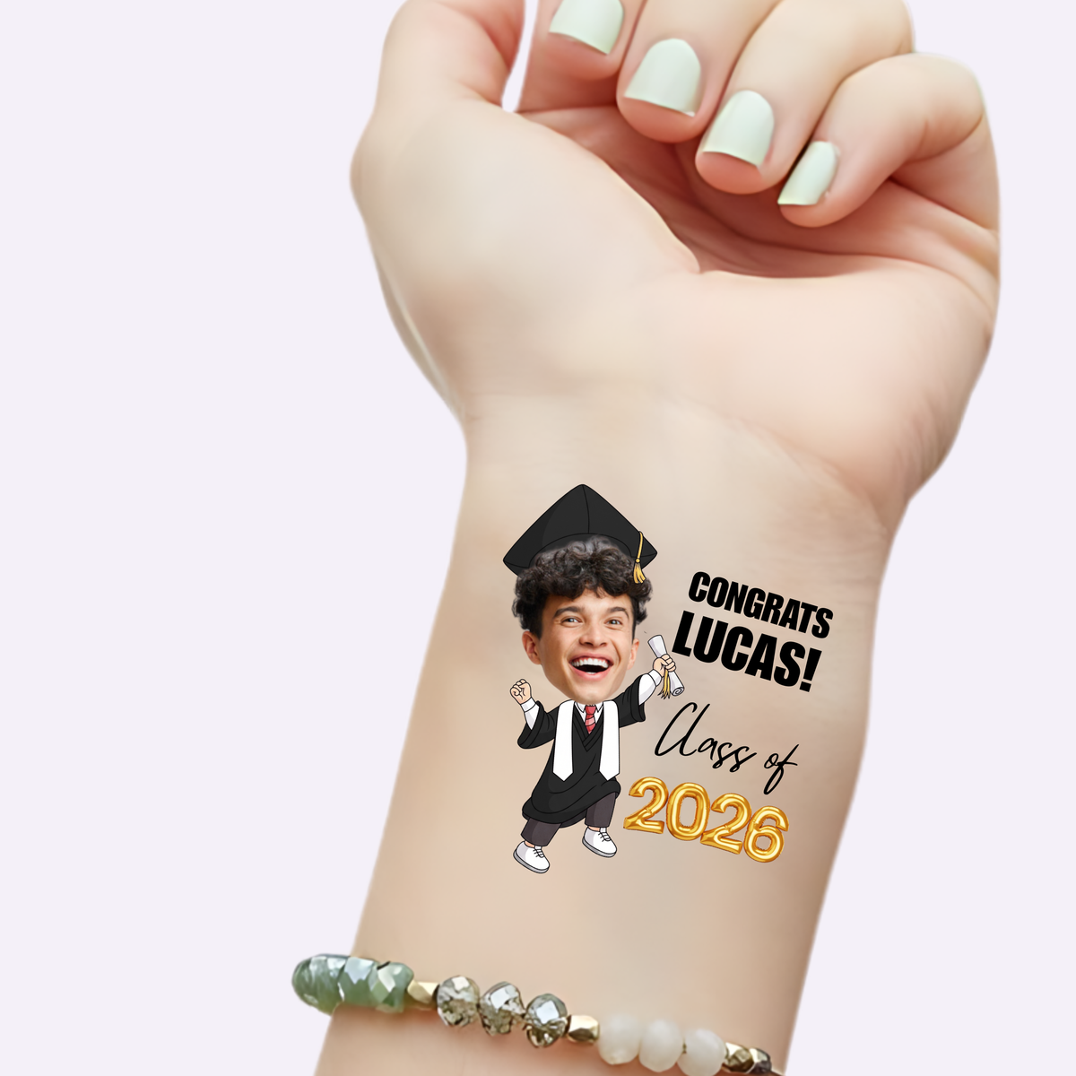 Black Gown Diploma – Custom Graduation Tattoos