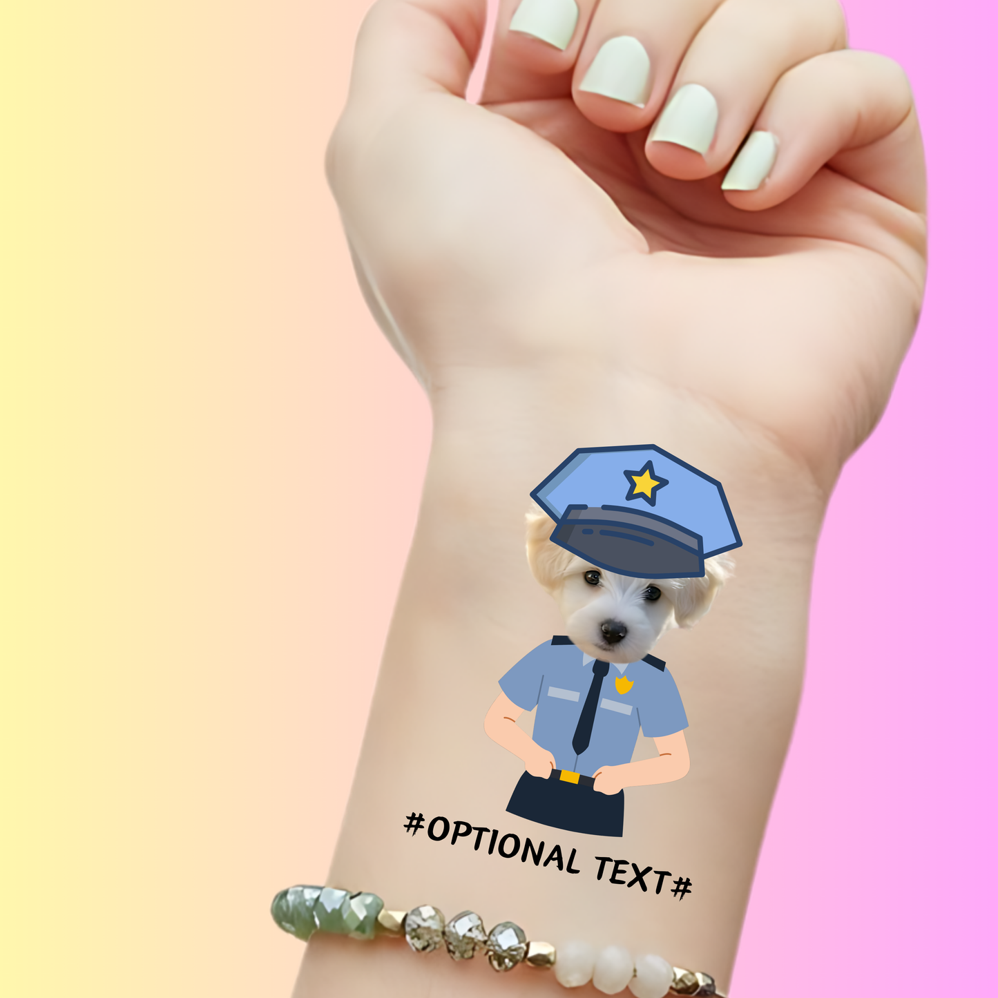 Paw Patrol Officer – Premium Custom Tattoos
