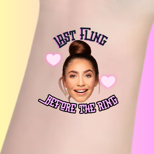 Last Fling Before the Ring – Premium Custom Bachelorette Tattoos