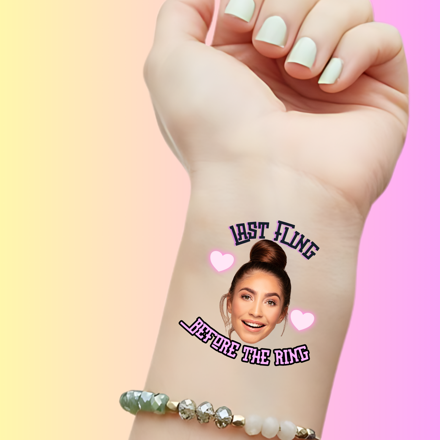 Last Fling Before the Ring – Premium Custom Bachelorette Tattoos