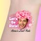 Custom Bachelorette Temporary Tattoos: Last Ride Pink Cowboy