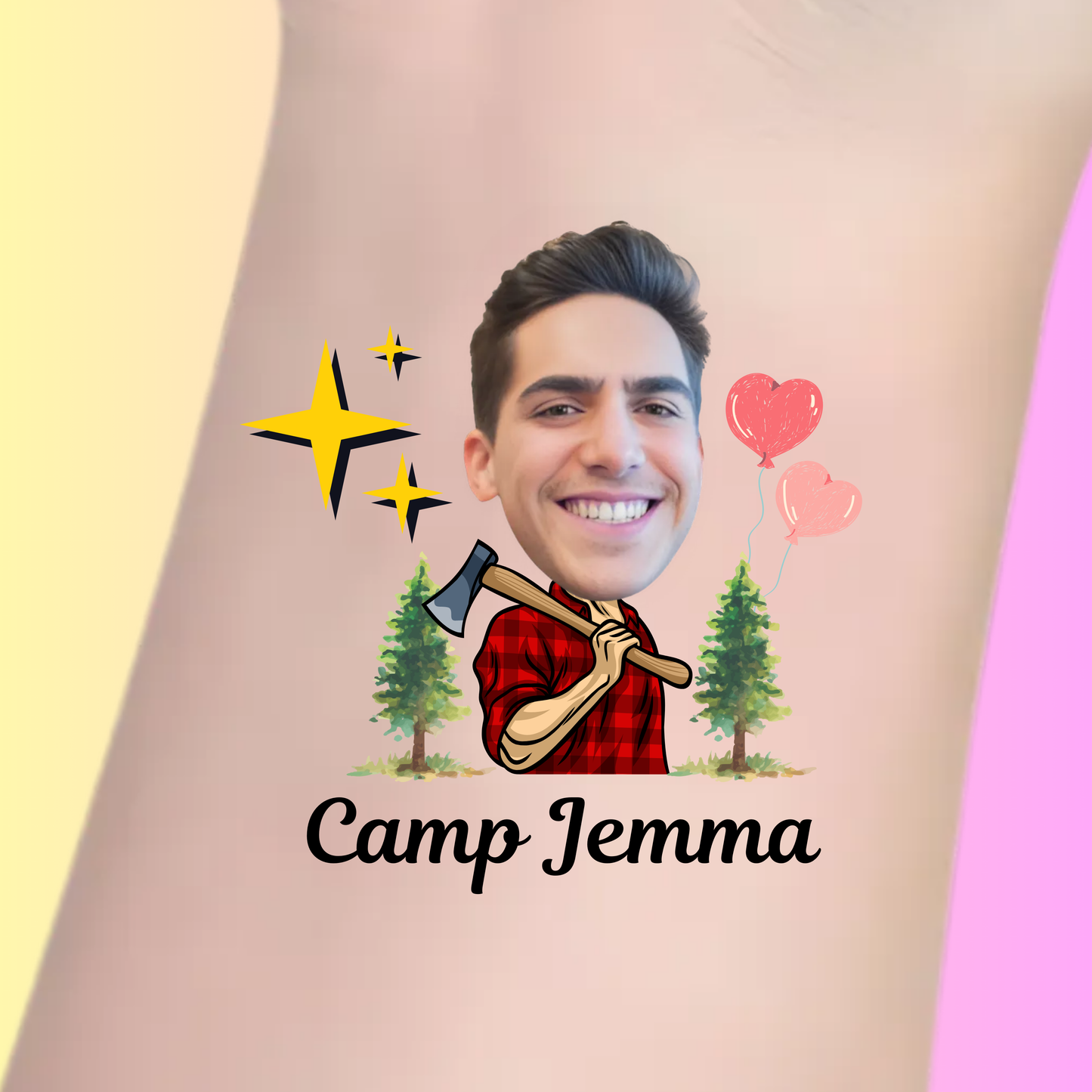 Camp Lumberjack – Premium Custom Bachelorette Tattoos