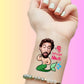 Custom Bachelorette Temporary Tattoo - Let's Get Nauti Mermaid
