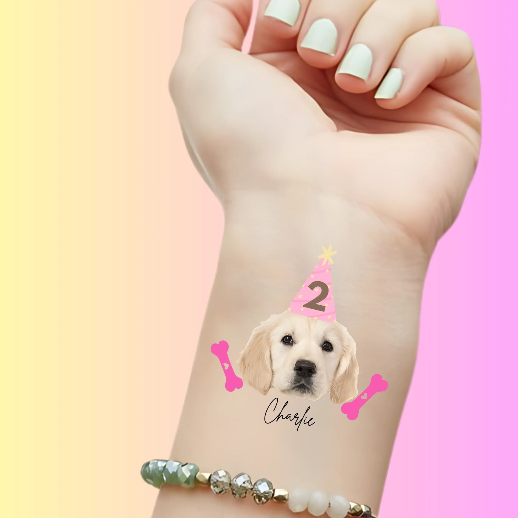 Custom Pet Temporary Tattoos - Pup-arazzi Party