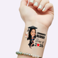 Custom Graduation Tattoos - Congrats Graduate Heart Year