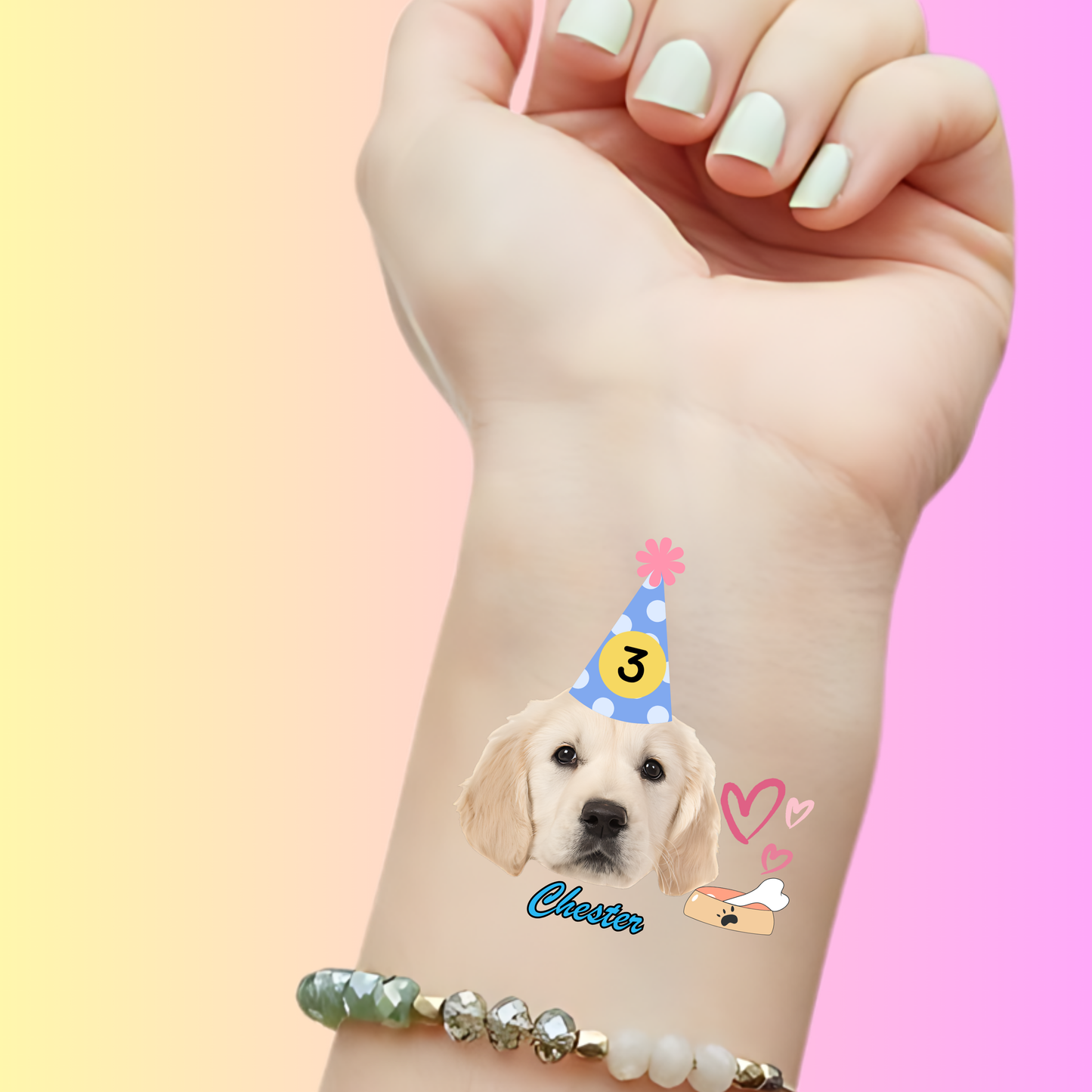Birthday Party Time – Premium Custom Pet Tattoos