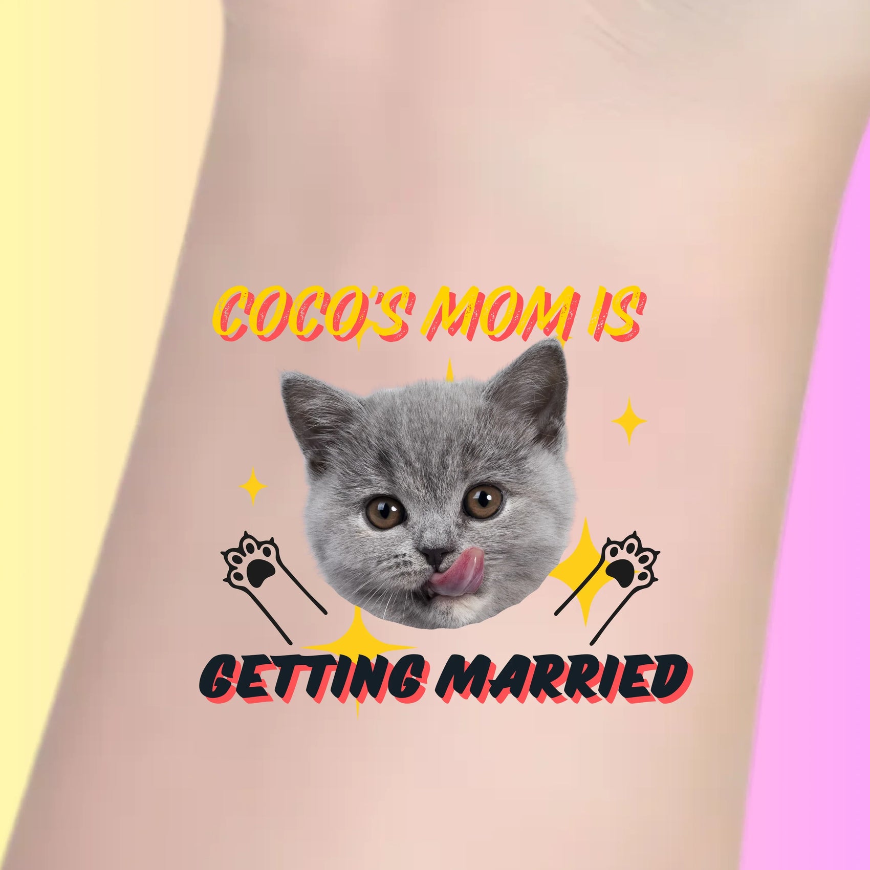 Custom Wedding Tattoos - Mom Is Getting Married