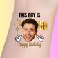 Custom Birthday Temporary Tattoos - This Guy Is 50