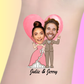 Custom Wedding Tattoos - Rocking Romance Heart