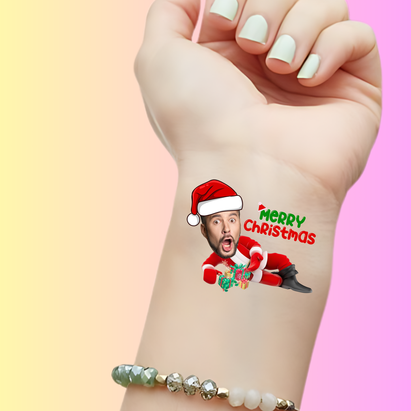 Funny Santa – Premium Custom Christmas Tattoos