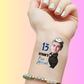 Custom Bar Mitzvah Temporary Tattoos - Mazel Tov! 13th Milestone