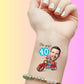 Custom Birthday Temporary Tattoos - Funny Motorcycle Rider Birthday