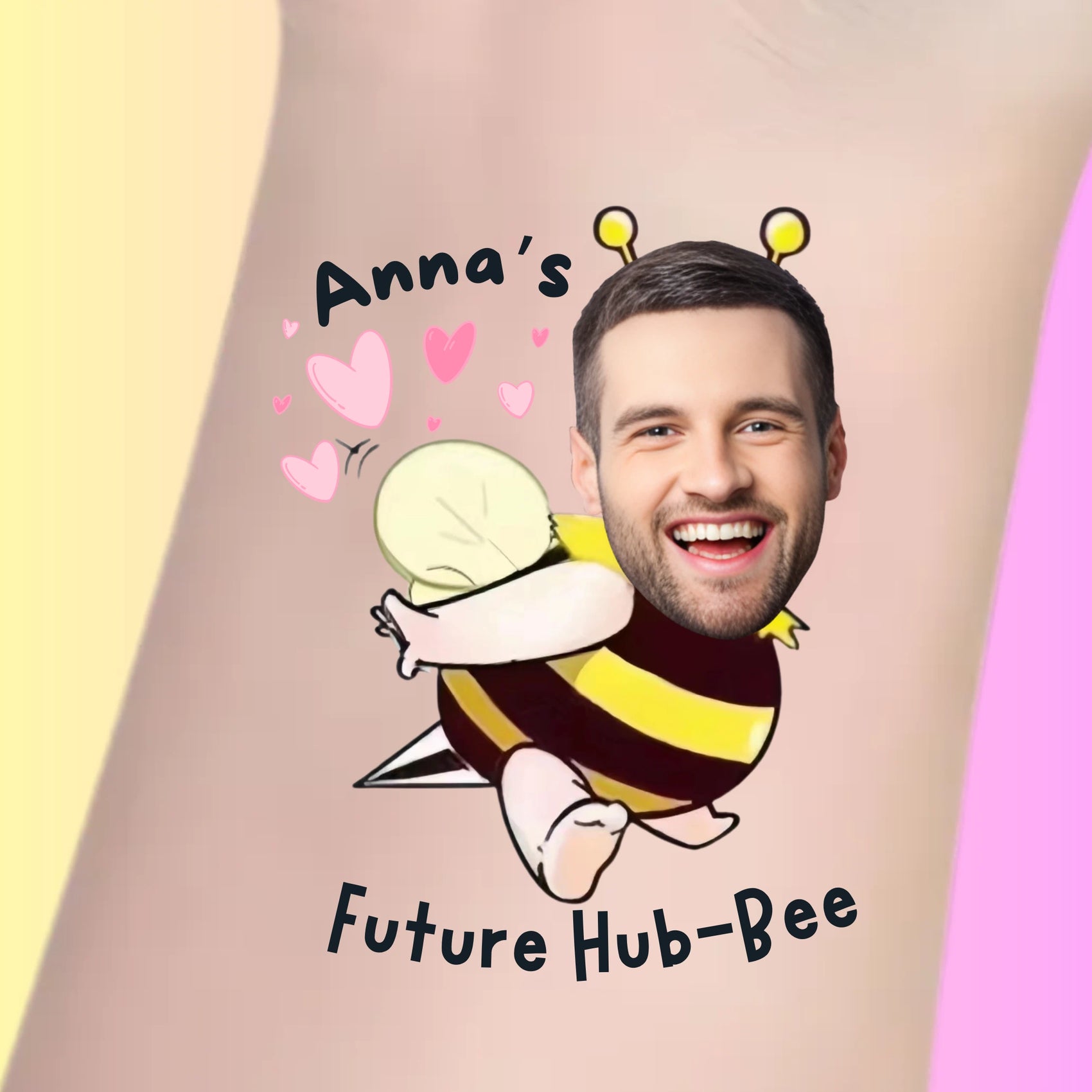 Custom Bachelorette Temporary Tattoos - Future Hub-Bee