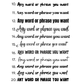 Custom Text Temporary Tattoos - Personalized Script & Font