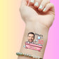 Custom Birthday Temporary Tattoos - Funny Pink Bathtub Birthday