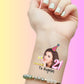 Custom 21st Birthday Temporary Tattoos - Pink Polka Dot Party