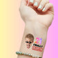 Custom 21st Birthday Temporary Tattoos - Finally Legal Party