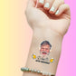 Custom Birthday Temporary Tattoos - Funny Cheers and Beers Birthday