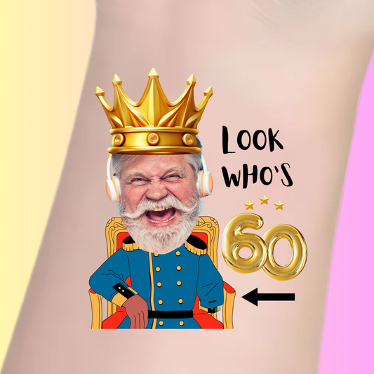 Royal Celebration – Premium Custom Birthday Tattoos