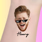 Custom Bachelorette Temporary Tattoos - Thug Life Sunglasses
