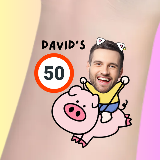 Speedy Piggy – Premium Custom Birthday Tattoos