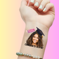 Custom Graduation Temporary Tattoos - Class of 2026 Portrait