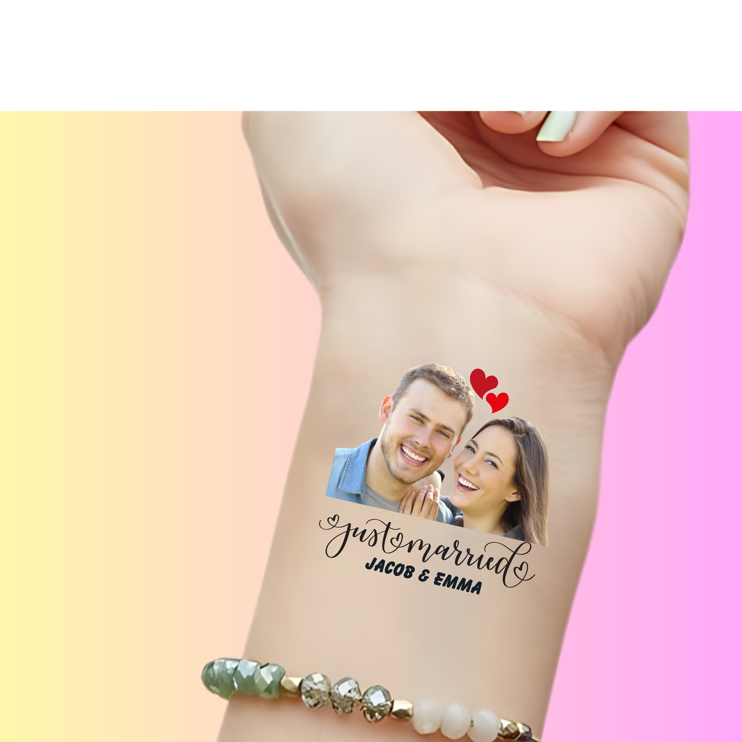 Just Married – Premium Custom Wedding Tattoos