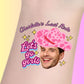 Custom Bachelorette Temporary Tattoos -  Let's Go Girls