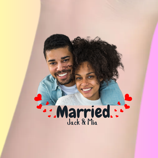 Love in Bloom – Premium Custom Wedding Tattoos