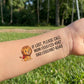 Custom Child Safety Tattoos - If Lost Please Call