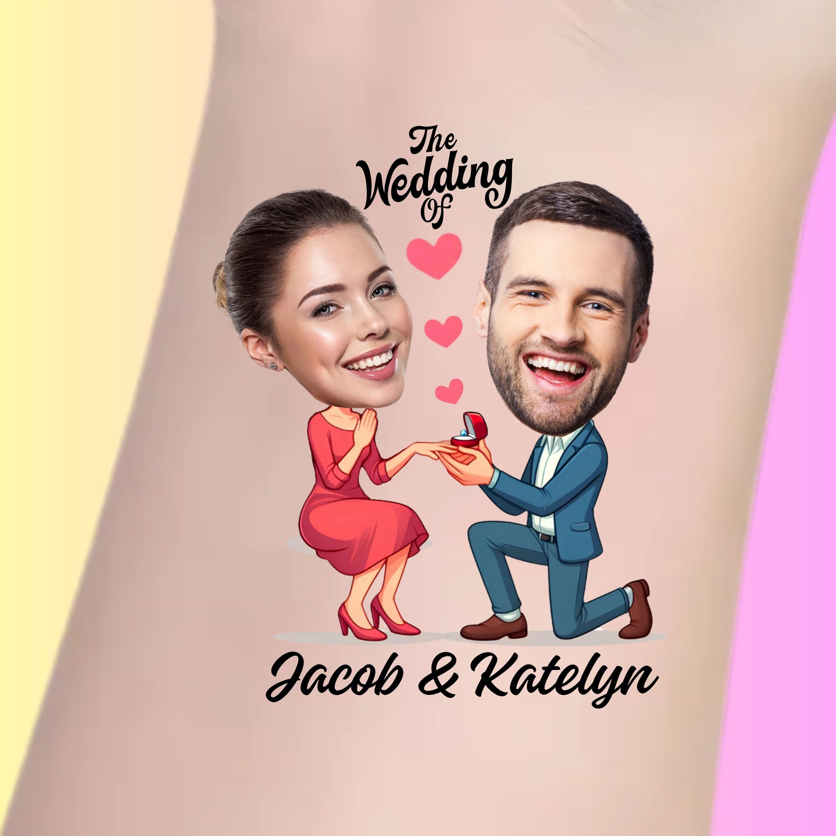 Custom Wedding Tattoos - The Proposal